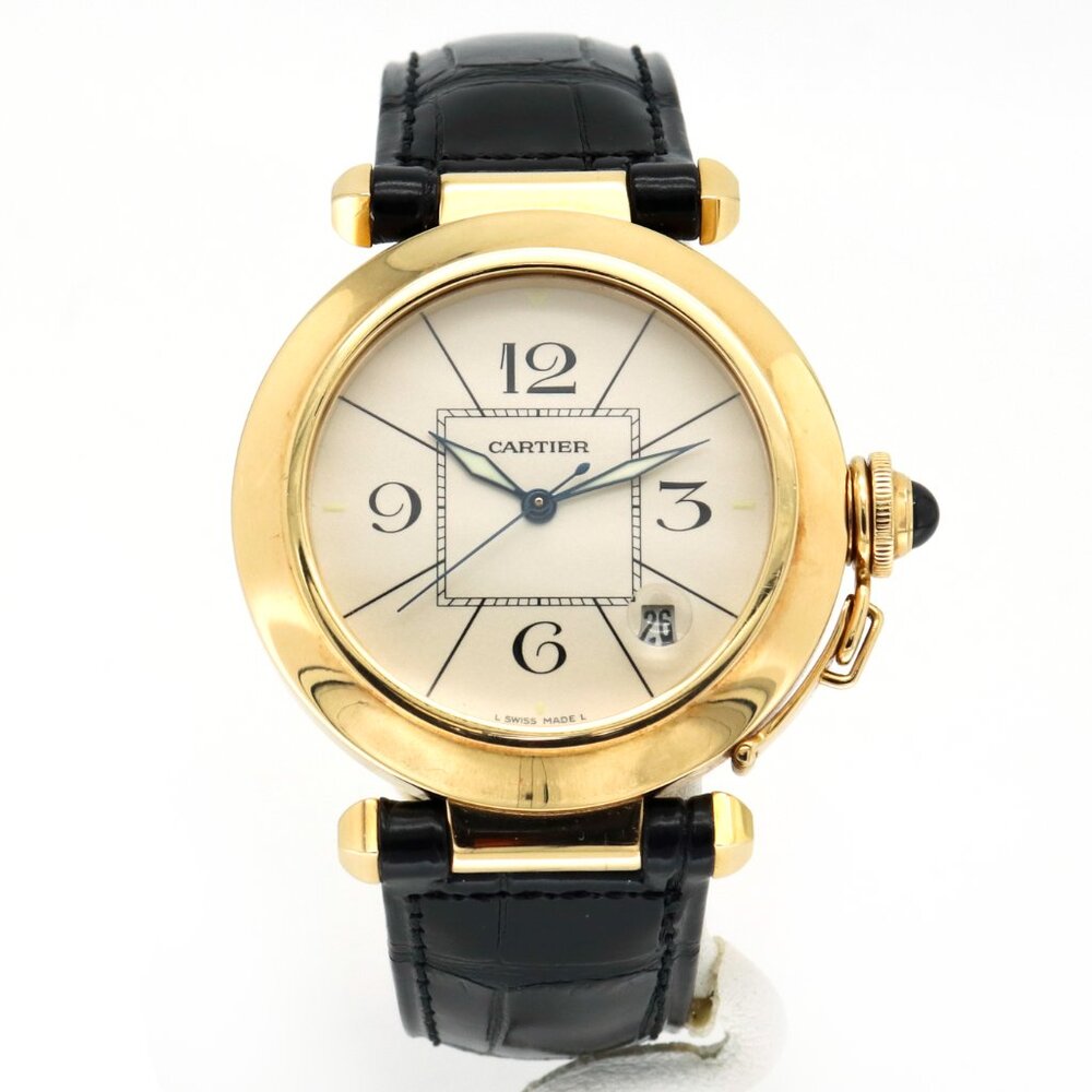 Cartier Watch Pasha 18K Yellow Gold 38mm Automatic 1992 - Picture 2 of 8